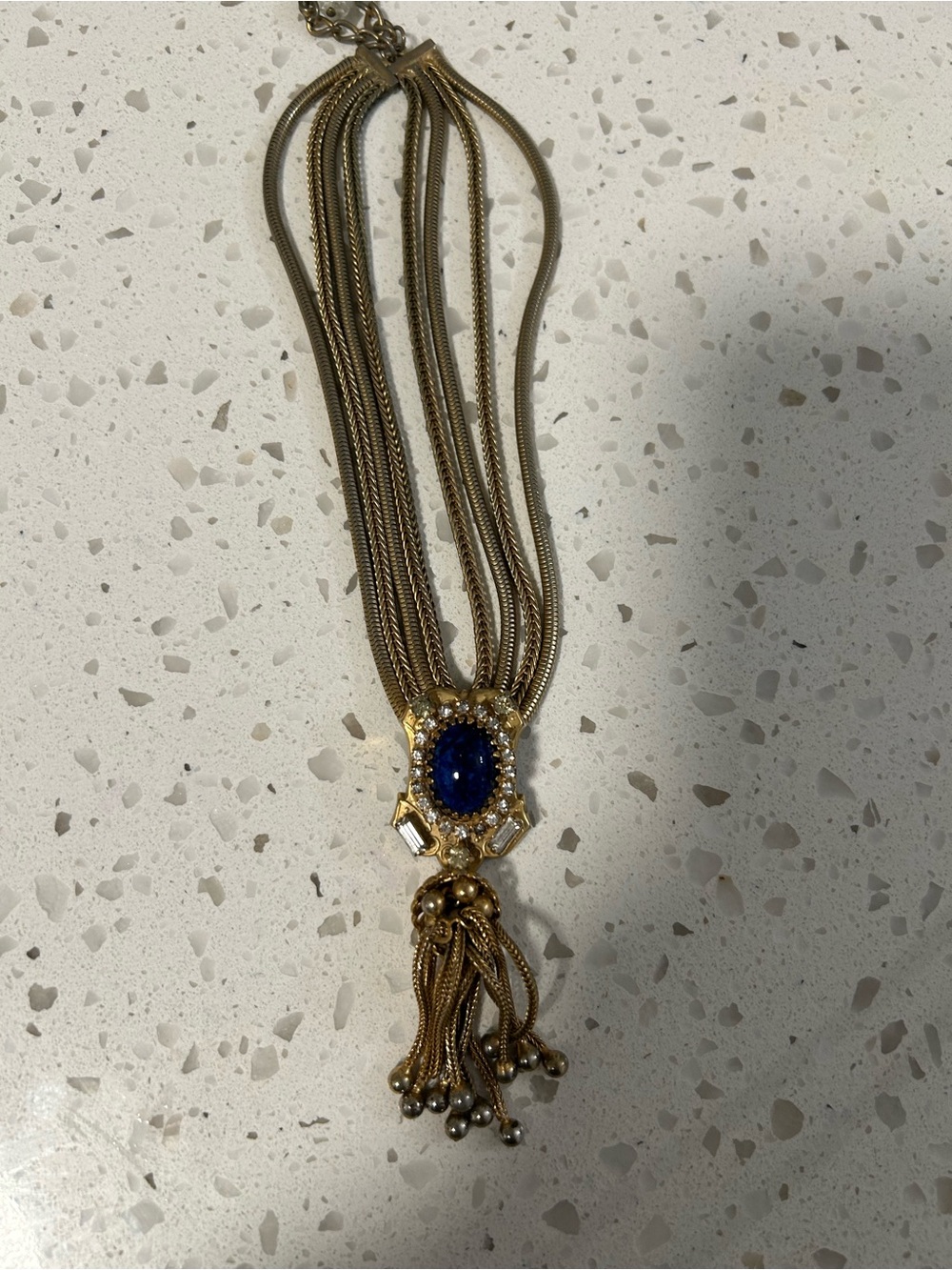 MCM Vintage Hobe’ 57 stunning necklace
Royal blue with rhinestones - Picture 4 of 9
